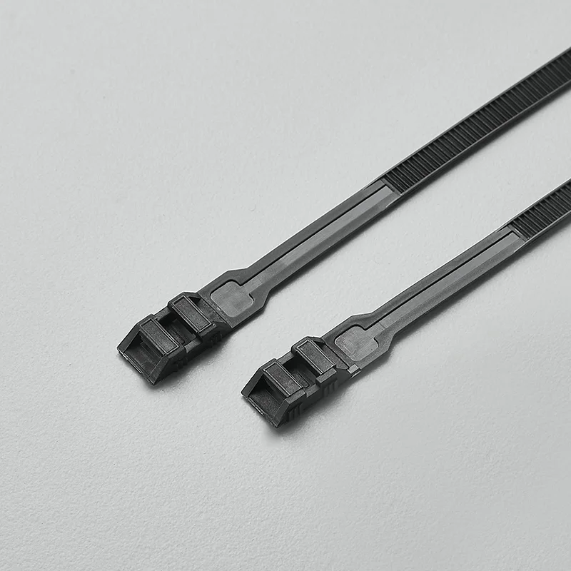 双锁平扣式尼龙扎带